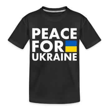 Ukraine - T-shirt bio Premium Enfant - noir - Devant