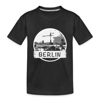 Ville de Berlin - T-shirt bio Premium Enfant - noir - Devant