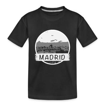 Ville de Madrid - T-shirt bio Premium Enfant - noir - Devant