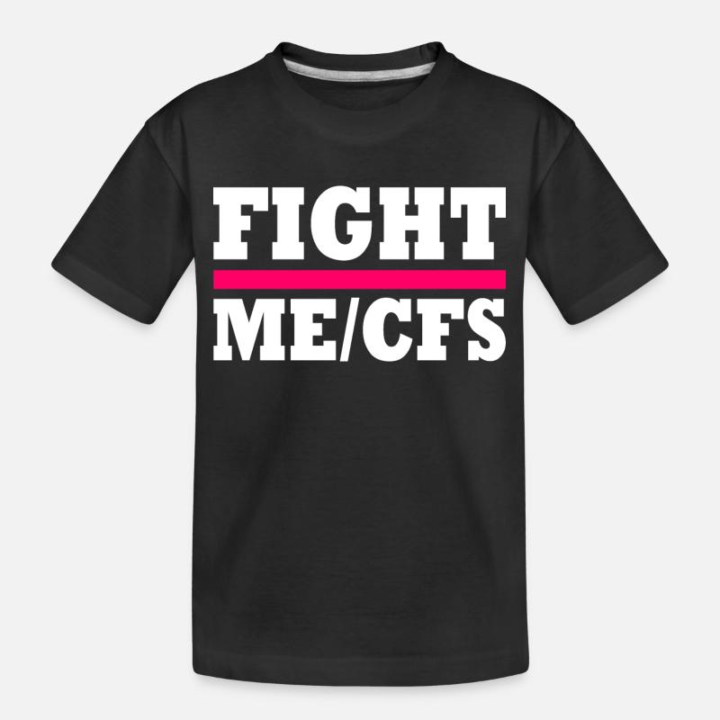 Me/cfs - fight me/cfs - Kinder Premium Bio T-Shirt - Schwarz