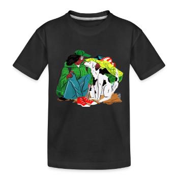 Meilleur ami - T-shirt bio Premium Enfant - noir - Devant