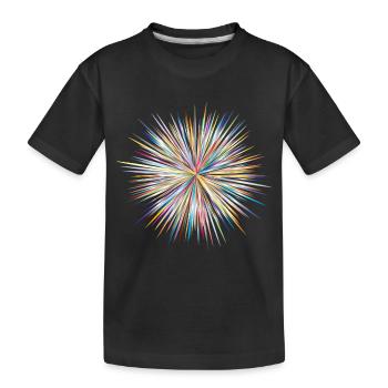 Color Explosion classe - T-shirt bio Premium Enfant - noir - Devant