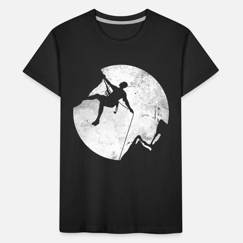 Geschenk Kletterer Boulderer klettern bouldern Kinder Premium Bio T-Shirt