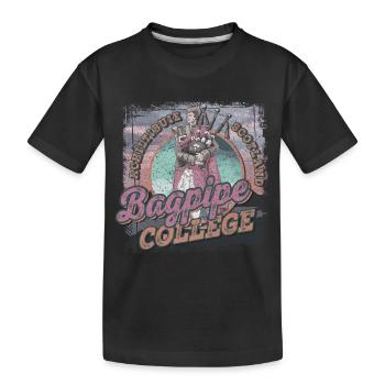 Achiltibuie Scotland - Kids' Premium Organic T-Shirt - black - Front