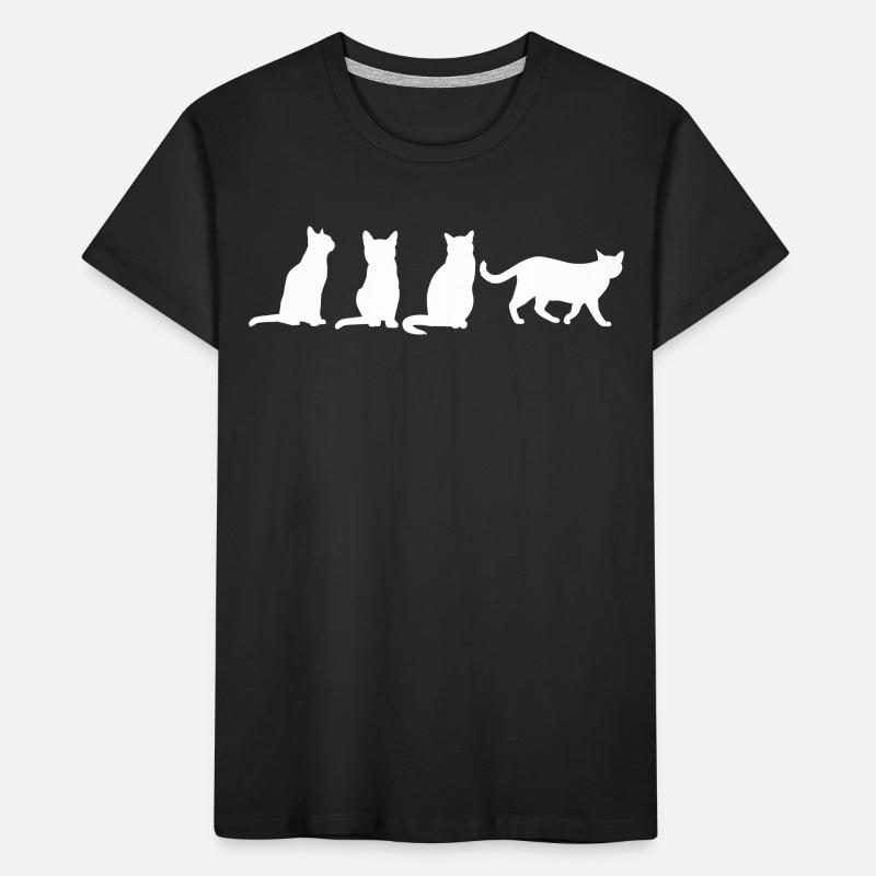 Drôles de chats T-shirt bio Premium Enfant
