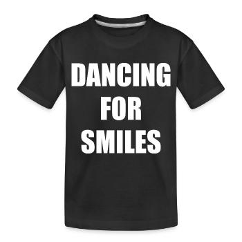 dancing for smiles - T-shirt bio Premium Enfant - noir - Devant