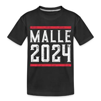Malle 2024 Holiday - Kids' Premium Organic T-Shirt - black - Front