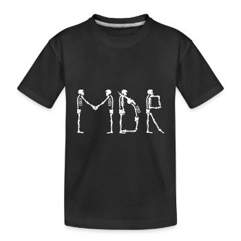 MORT DE RIRE ! - T-shirt bio Premium Enfant - noir - Devant