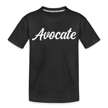 Avocate Droit Justice Barreau Tribunal Affaires - T-shirt bio Premium Enfant - noir - Devant