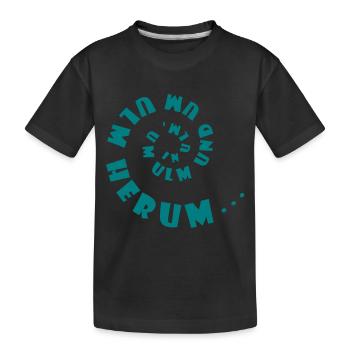 Ulmer screw - Kids' Premium Organic T-Shirt - black - Front