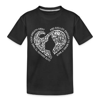 Krankenschwester Krankenpflegerin Geschenk - Kinder Premium Bio T-Shirt - Schwarz - Vorne