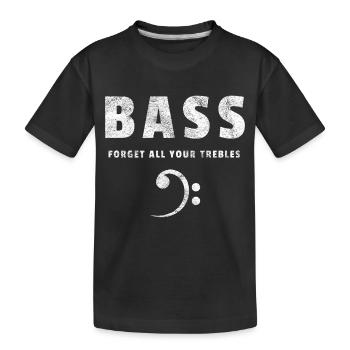 guitare basse guitare basse cadeau guitare basse - T-shirt bio Premium Enfant - noir - Devant