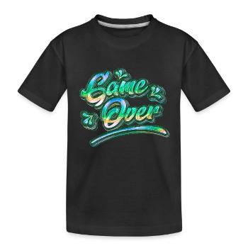 Game Over Graffiti - T-shirt bio Premium Enfant - noir - Devant