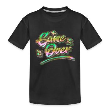 Game Over Graffiti - T-shirt bio Premium Enfant - noir - Devant