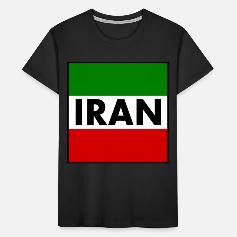 DRAPEAU IRAN DRAPEAU IRANIEN T-shirt bio Premium Enfant