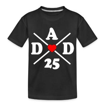 Dad 2025 - T-shirt bio Premium Enfant - noir - Devant