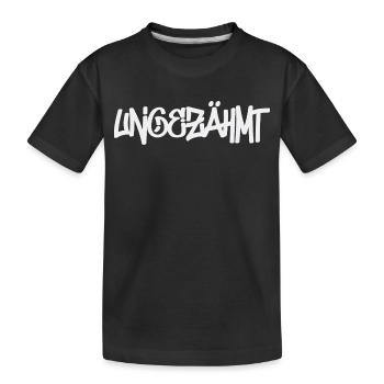 Urban Wild - Kinder Premium Bio T-Shirt - Schwarz - Vorne