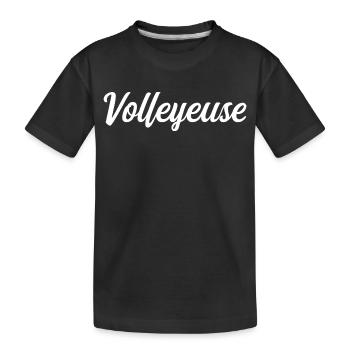 Volleyeuse - T-shirt bio Premium Enfant - noir - Devant