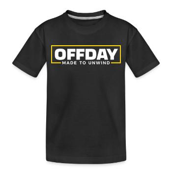 Jour de repos - Fait pour se détendre - T-shirt bio Premium Enfant - noir - Devant