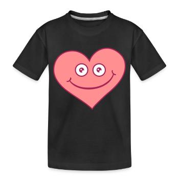 Happy Heart - T-shirt bio Premium Enfant - noir - Devant