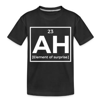 De surprise - Tableau périodique - T-shirt bio Premium Enfant - noir - Devant