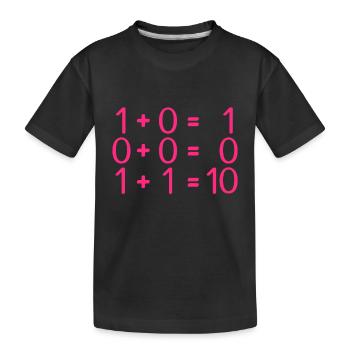 Programmeurs de règles en informatique - T-shirt bio Premium Enfant - noir - Devant