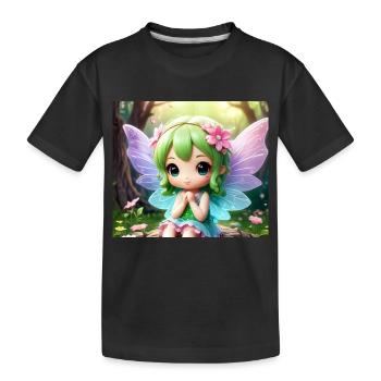 Fée by H - T-shirt bio Premium Enfant - noir - Devant