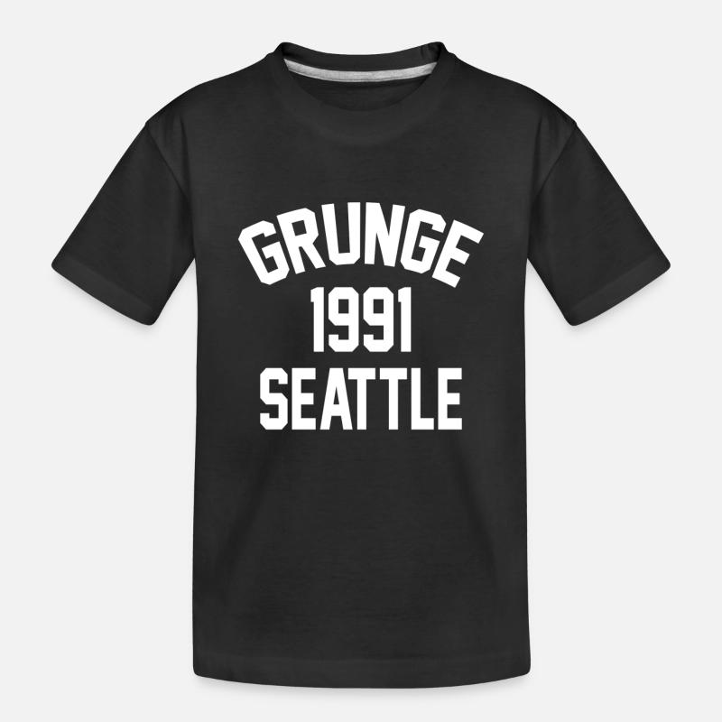 Seattle Grunge 1991 - T-shirt bio Premium Enfant - noir
