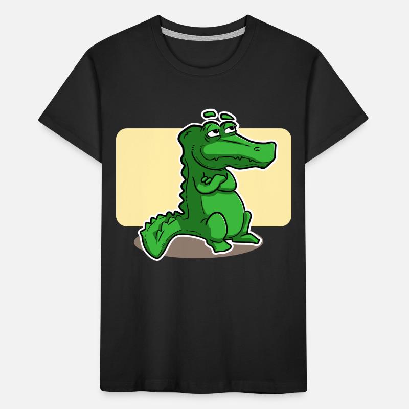 crocodile doux T-shirt bio Premium Enfant