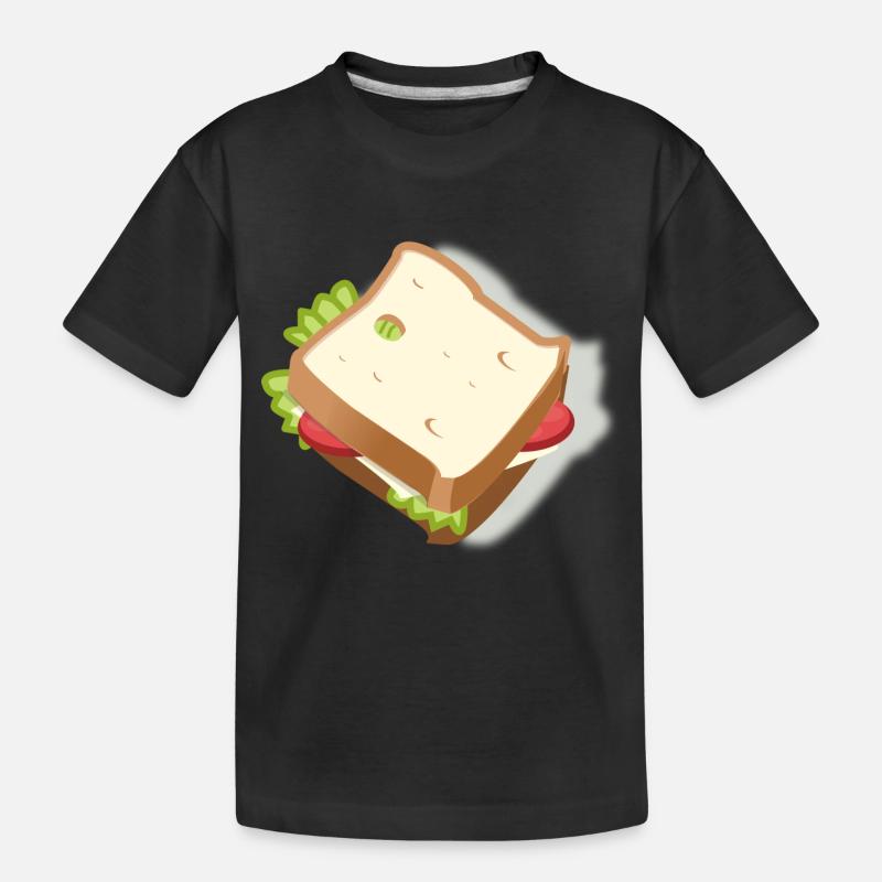 sandwich - Kinder Premium Bio T-Shirt - Schwarz
