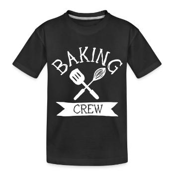 baking crew mixer - T-shirt bio Premium Enfant - noir - Devant