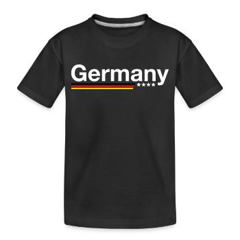 Allemagne - T-shirt bio Premium Enfant - noir - Devant