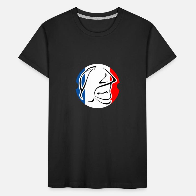 pompier logo T-shirt bio Premium Enfant