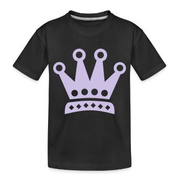 Crown - T-shirt bio Premium Enfant - noir - Devant