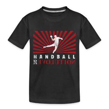 Handball cadeau de handball Handball - T-shirt bio Premium Enfant - noir - Devant