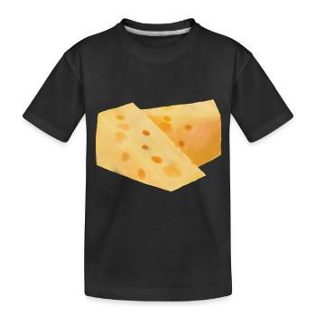 fromage - T-shirt bio Premium Enfant - noir - Devant