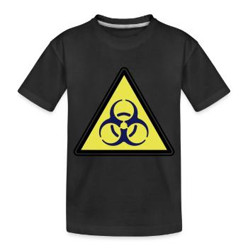 Biohazard - Kinder Premium Bio T-Shirt - Schwarz - Vorne