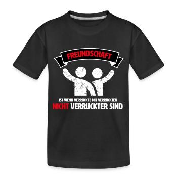 Bester Freund, Best Friends, Freunde Freundschaft - Kinder Premium Bio T-Shirt - Schwarz - Vorne