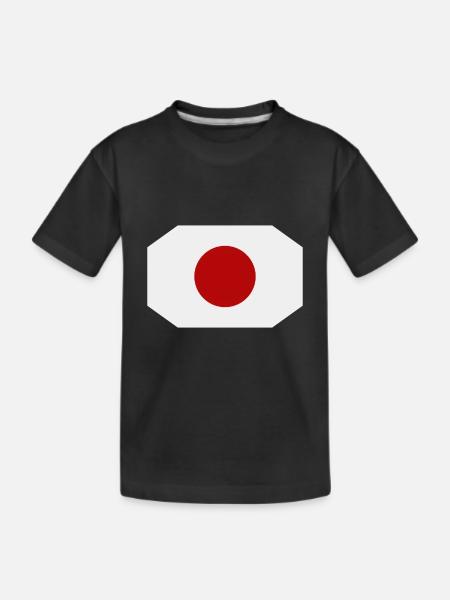 drapeau du japon - T-shirt bio Premium Enfant - noir