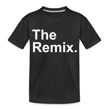 The Remix. - Kinder Premium Bio T-Shirt - Schwarz - Vorne