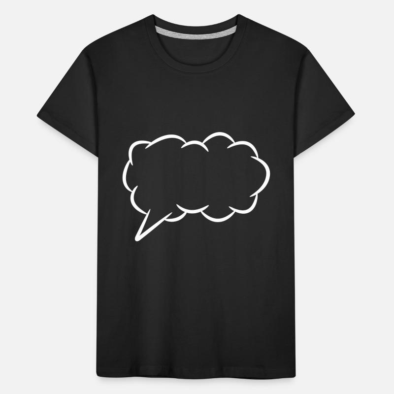 Speech bubble thought bubble Kids' Premium Organic T-Shirt