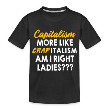 Kommunismus Karl Marx Sozialismus Kapital - Kinder Premium Bio T-Shirt - Schwarz - Vorne