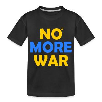 No more war - T-shirt bio Premium Enfant - noir - Devant
