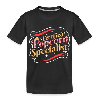 Pop-corn - T-shirt bio Premium Enfant - noir - Devant
