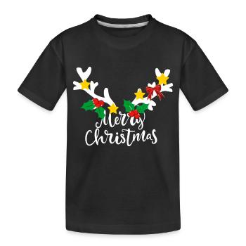 Merry Christmas .... - T-shirt bio Premium Enfant - noir - Devant