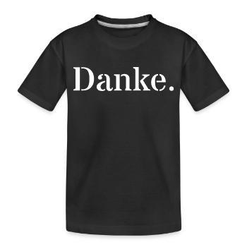 Merci - T-shirt bio Premium Enfant - noir - Devant