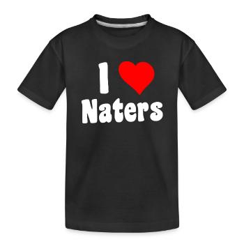 j’adore naters wallis - T-shirt bio Premium Enfant - noir - Devant