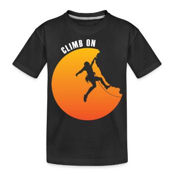 Alpiniste Nature Aventure - T-shirt bio Premium Enfant - noir - Devant