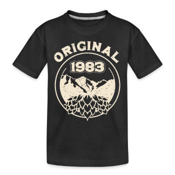 BC 1983 Original - T-shirt bio Premium Enfant - noir - Devant