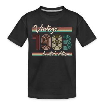ST 1983 Darkline millésime - T-shirt bio Premium Enfant - noir - Devant